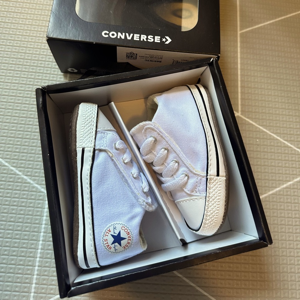 Converse crib baby shoes
